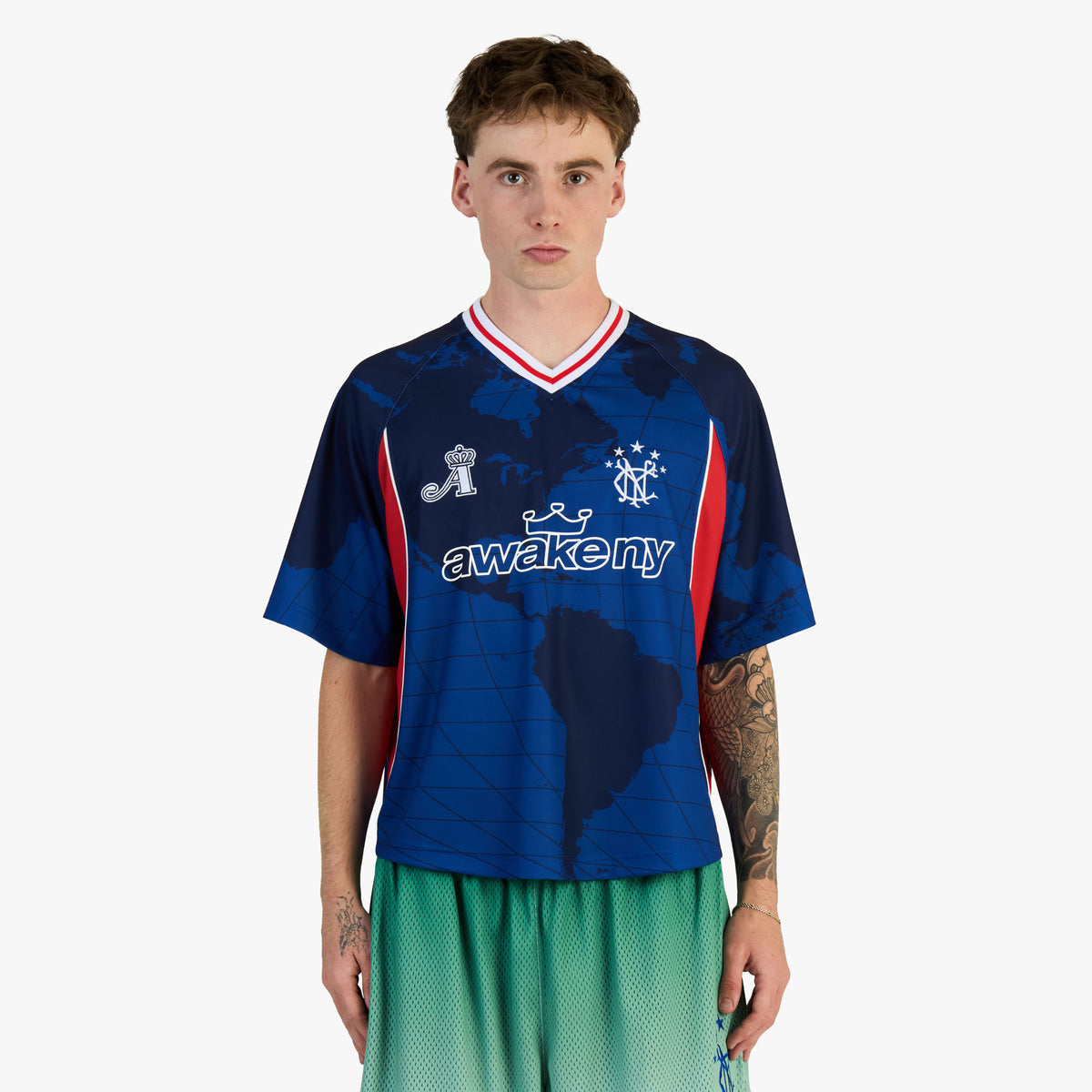 Awake NY Mundial Crown Jersey / Blue