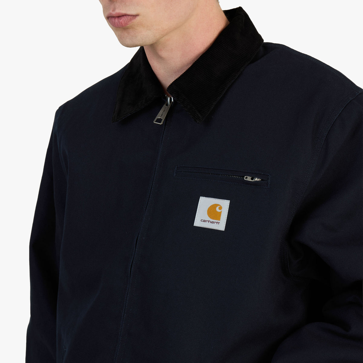 Carhartt WIP Veste Detroit Bleu marine foncé / Noir
