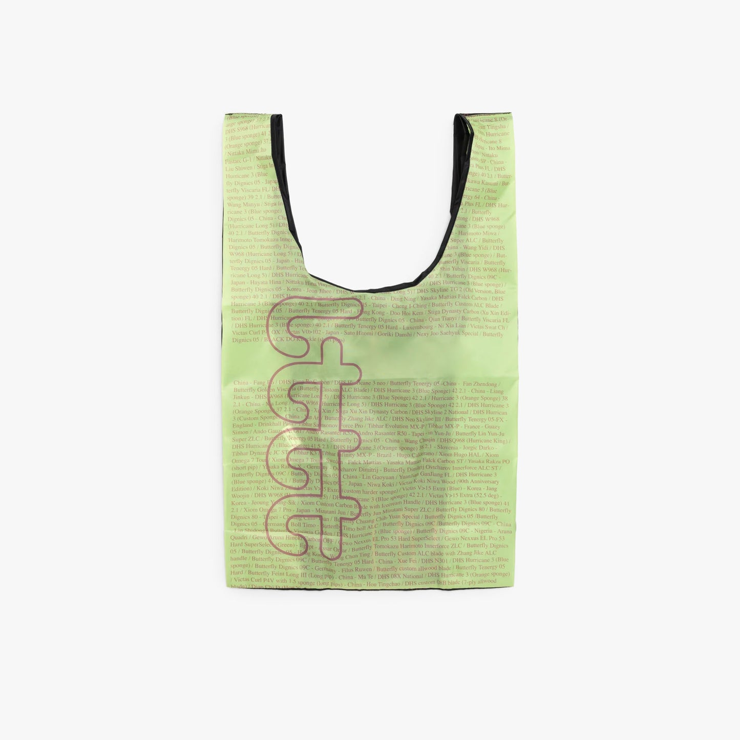 b.Eautiful x LTTT Times Reusable Bag Black/Lime