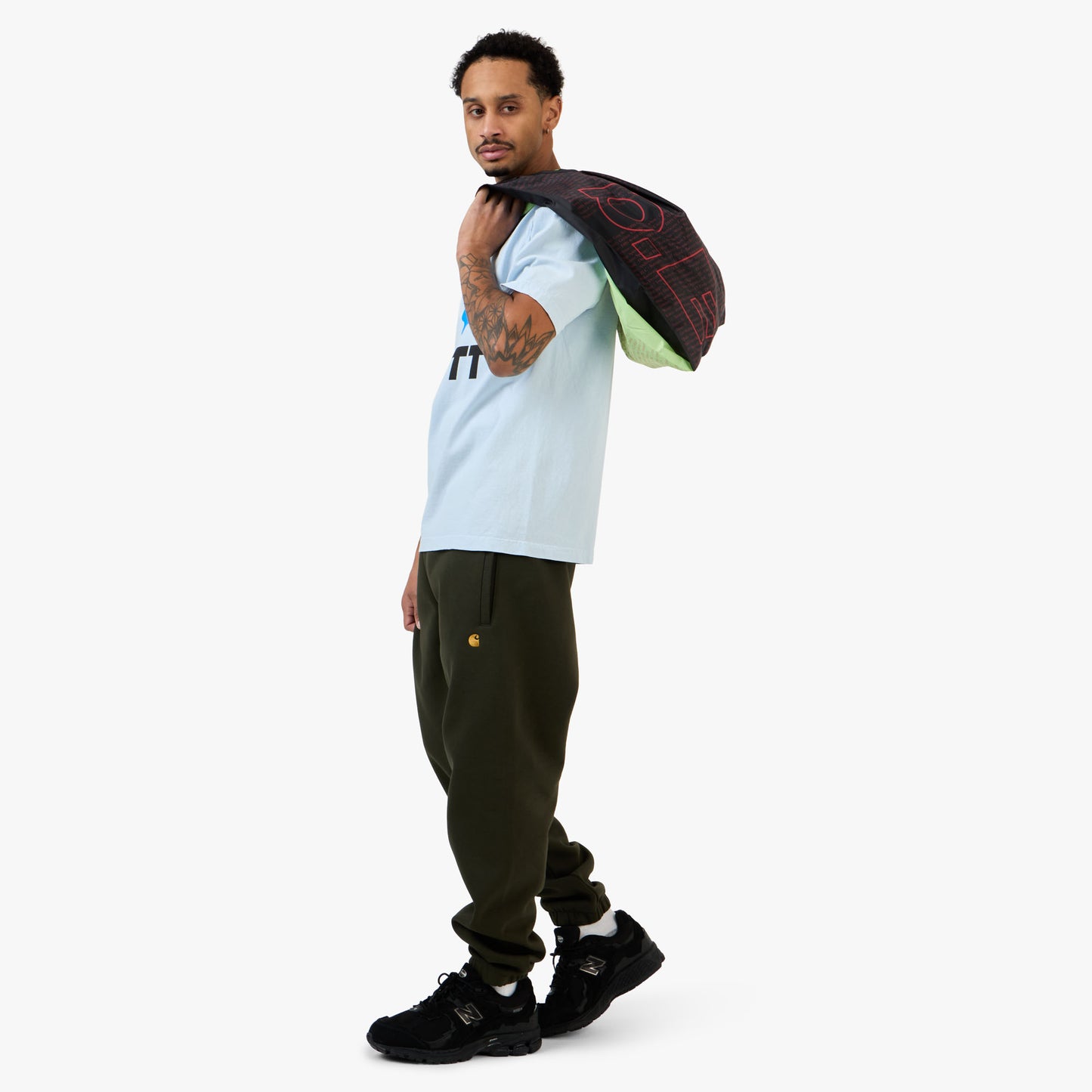 b.Eautiful x LTTT Times Reusable Bag Black/Lime