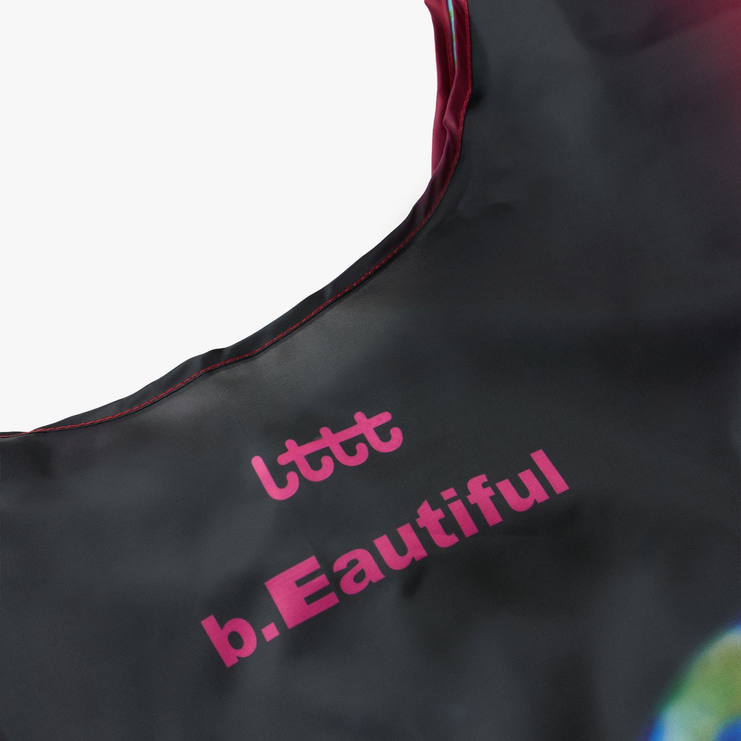 b.Eautiful x LTTT Globe Reusable Bag XL Black/Green