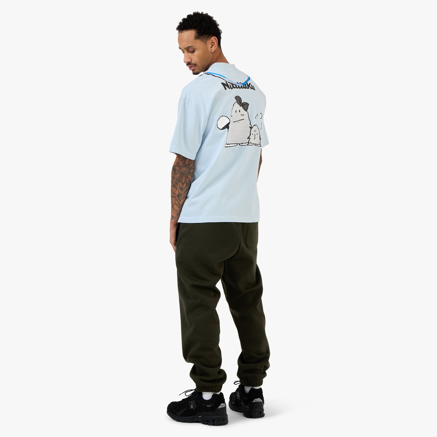 b.Eautiful x LTTT Joy T-Shirt Light Blue
