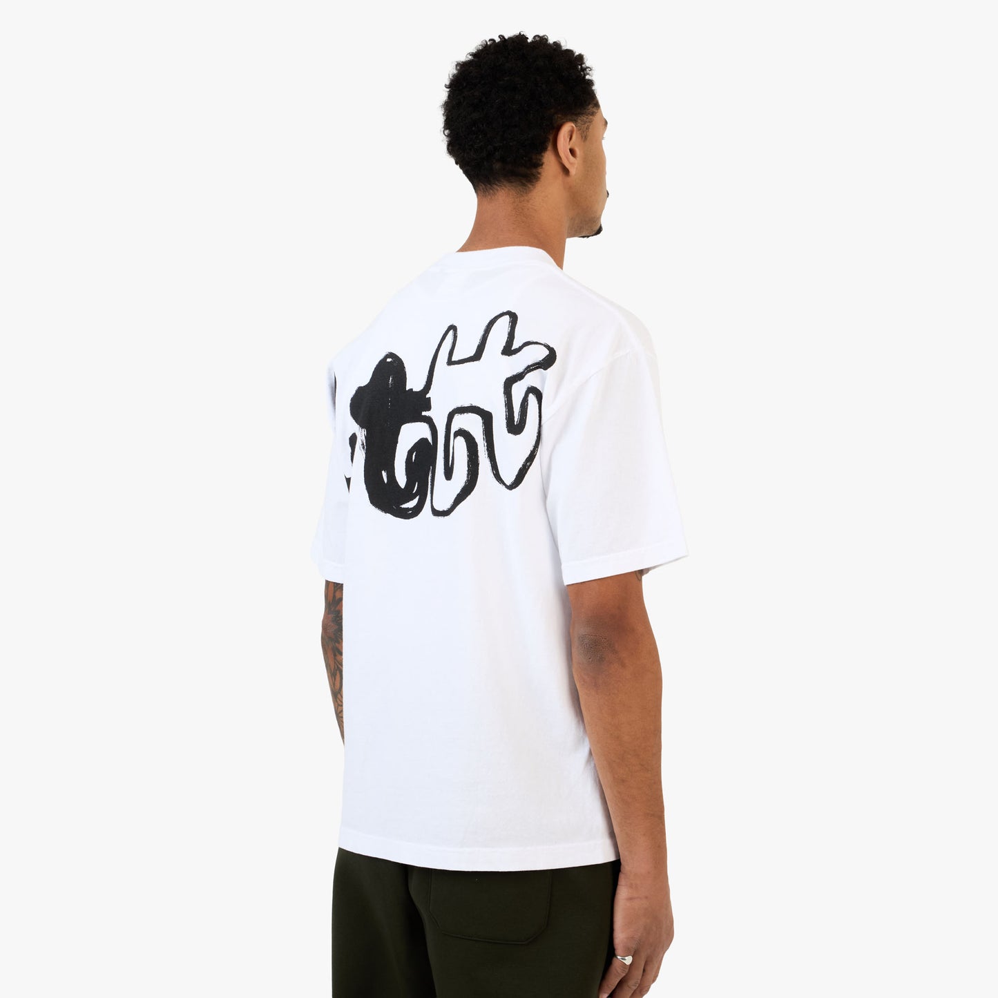 b.Eautiful x LTTT Puffy Fish T-Shirt White