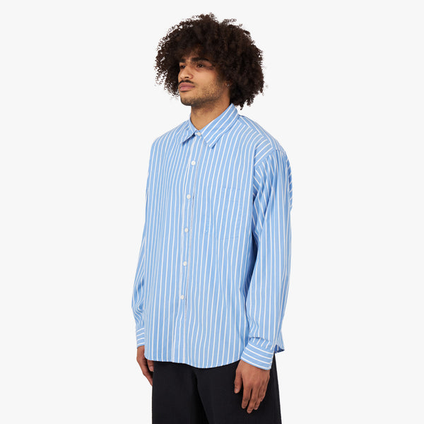 mfpen Destroyed Executive Shirt / Blue Stripe – Livestock