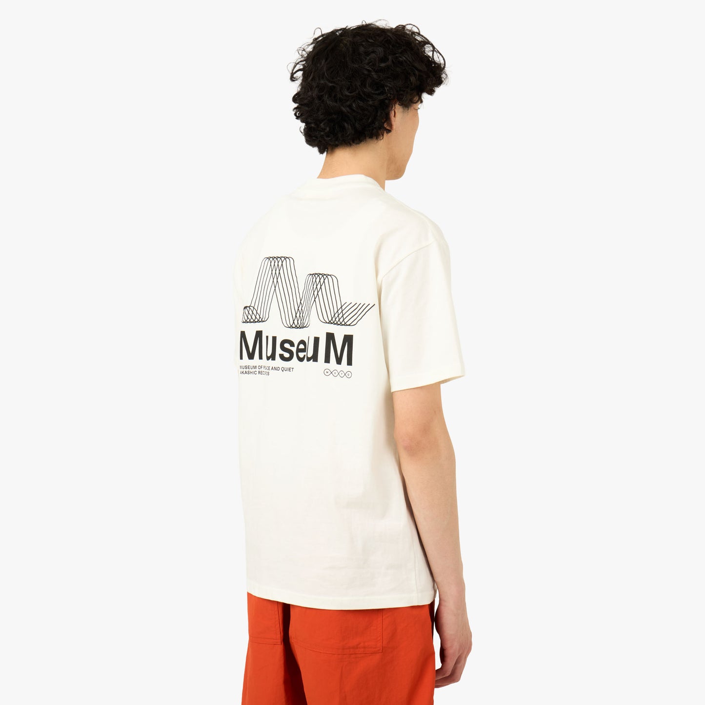 T-shirt Sound Waves blanc Museum Of Peace & Quiet