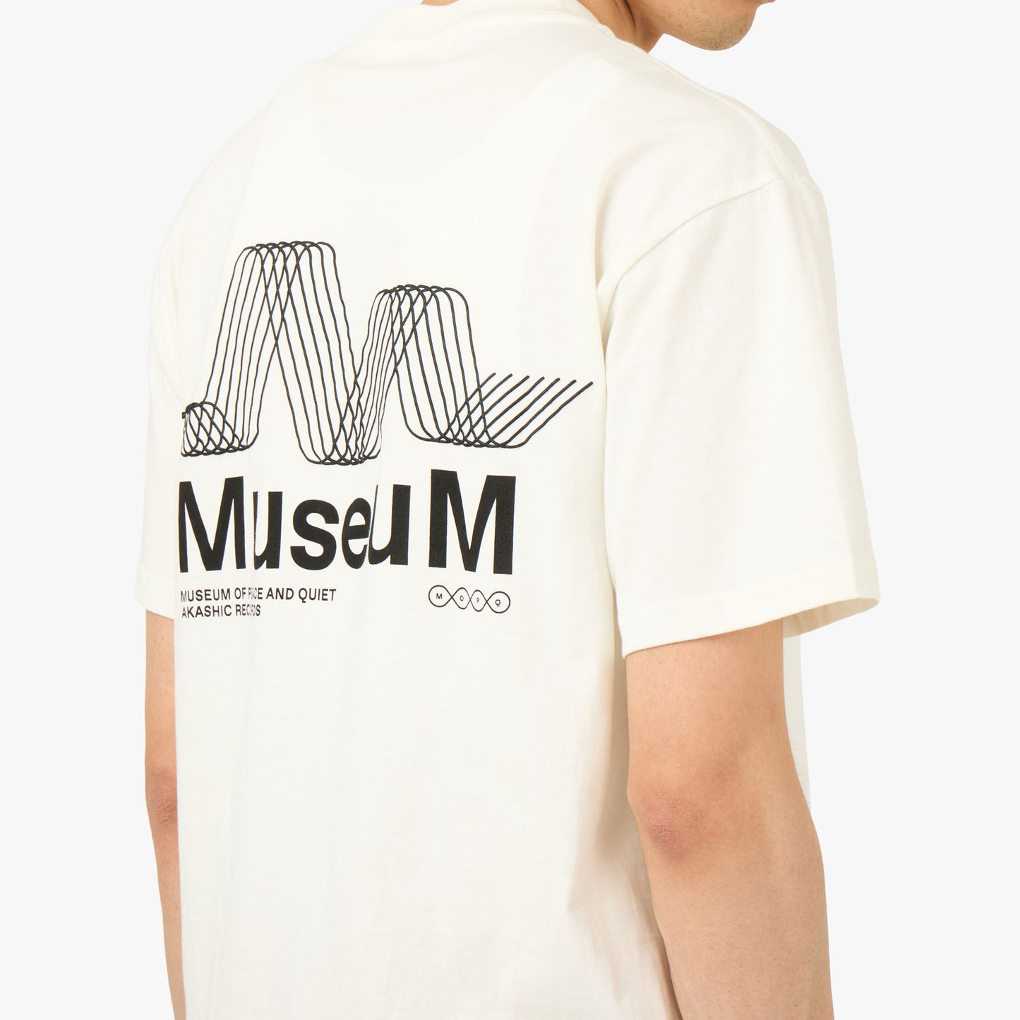 T-shirt Sound Waves blanc Museum Of Peace & Quiet