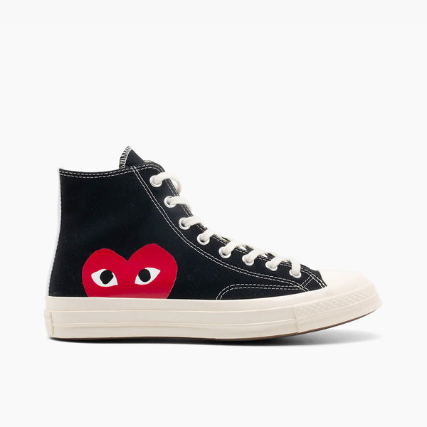 Converse x COMME des GAR ONS PLAY Chuck Taylor Hi Noir Livestock