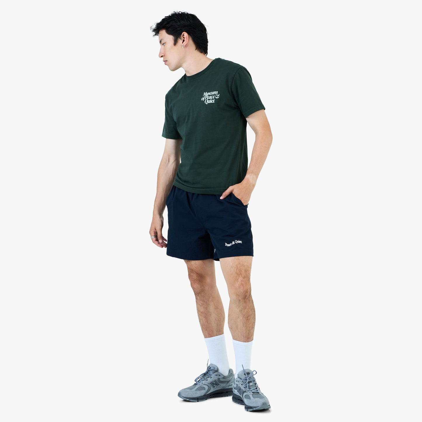 Museum of Peace and Quiet Mid Century T-Shirt / Forest