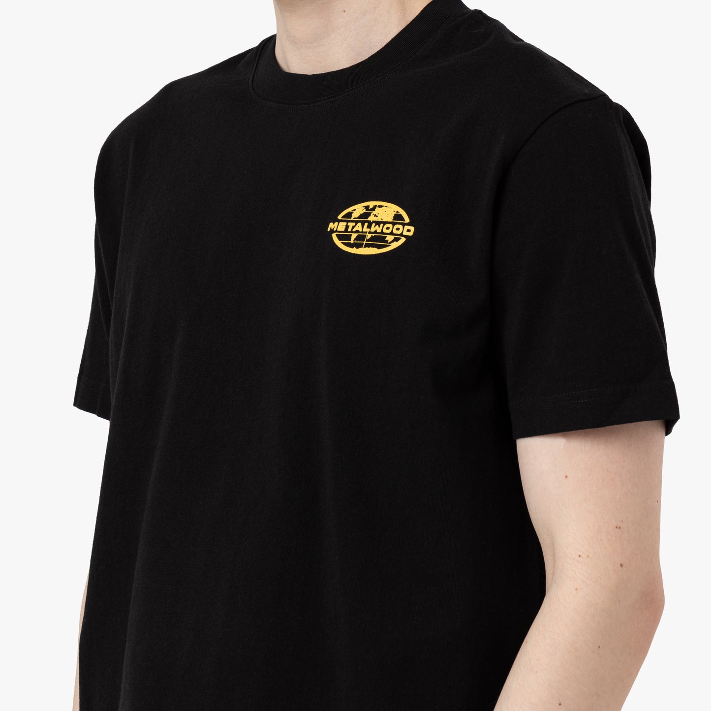 Metalwood 300 Yards T-Shirt / Overdyed Black