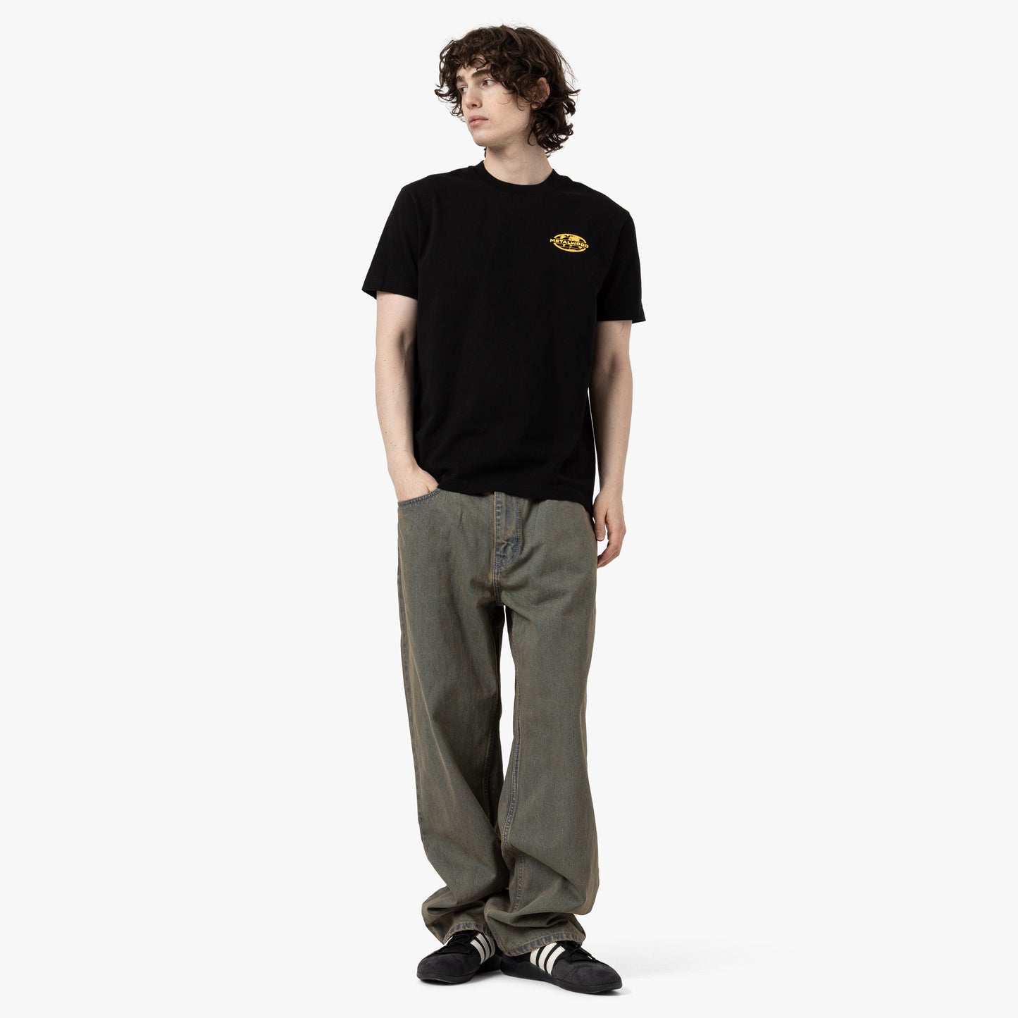 Metalwood 300 Yards T-Shirt / Overdyed Black