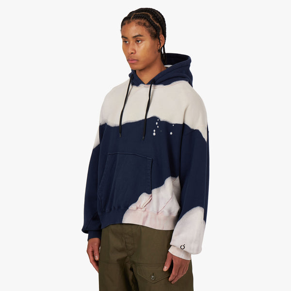 NOMA t.d. Hand Dyed Twist Pullover Hoodie / Navy – Livestock