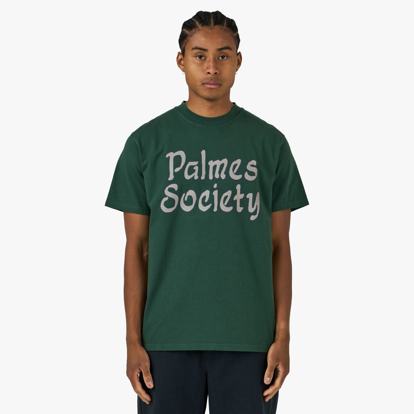 Palmes Society T-Shirt Dark Green