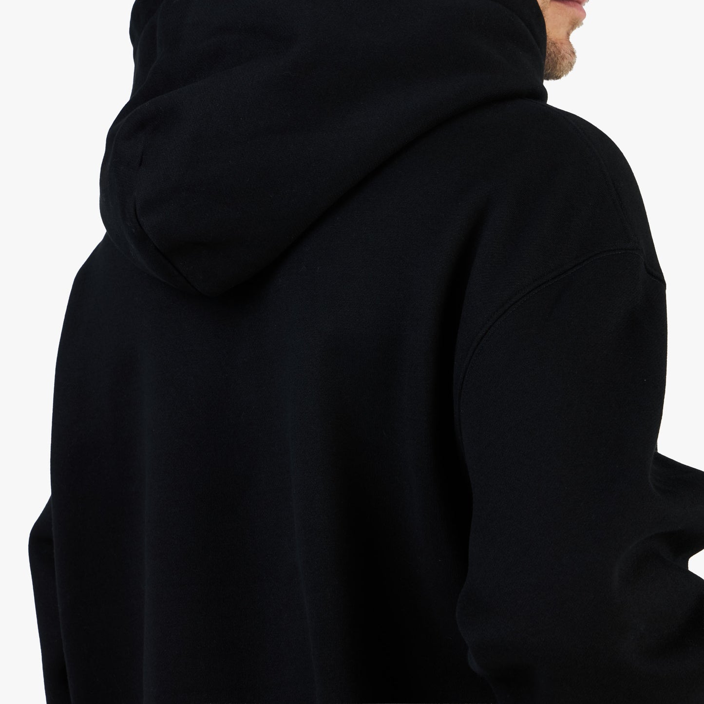 Sweat à capuche 4YE Signature orné de strass / Noir