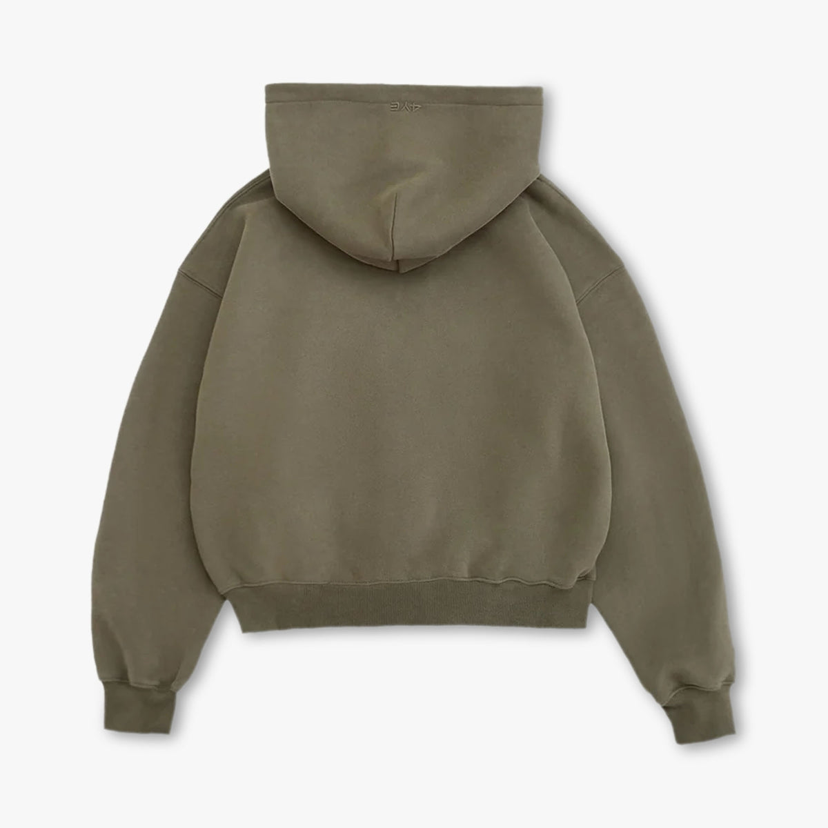4YE Signature Rhinestone Hoodie Olive Green / Black