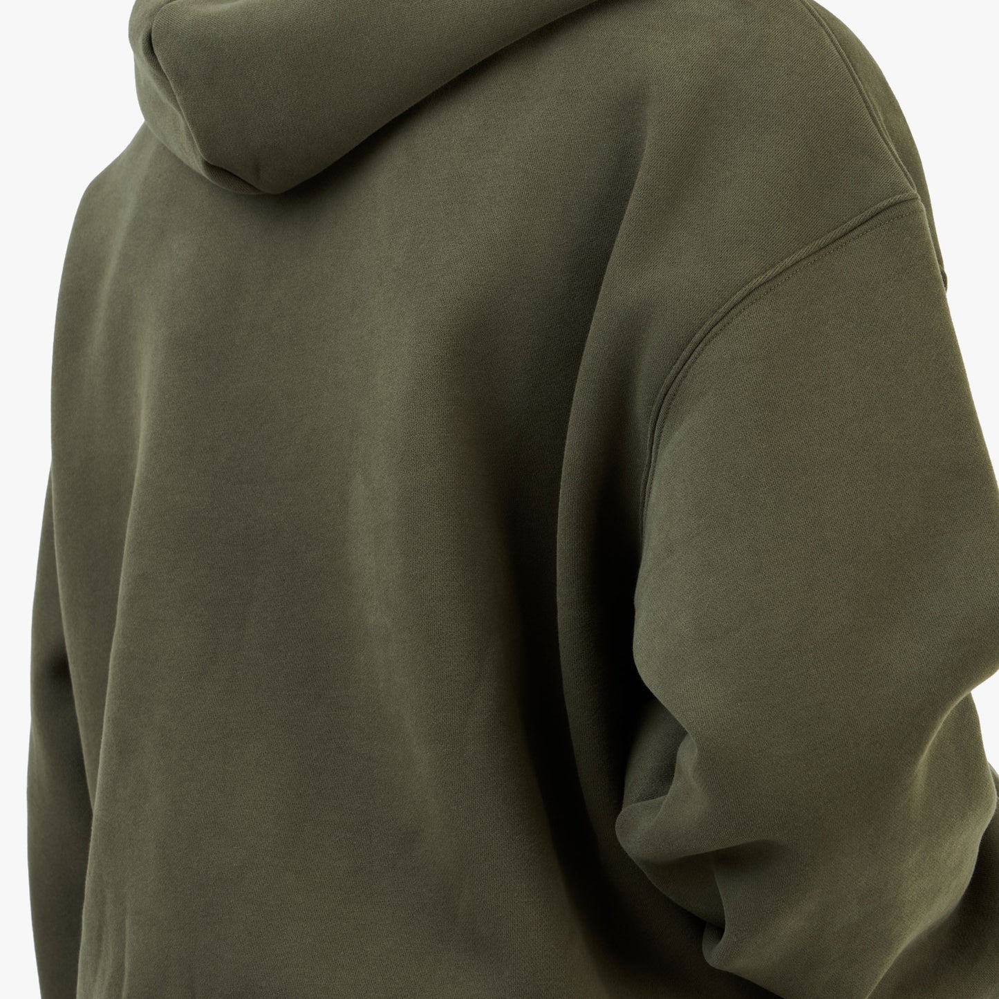 Sweat à capuche 4YE Signature orné de strass / Vert olive