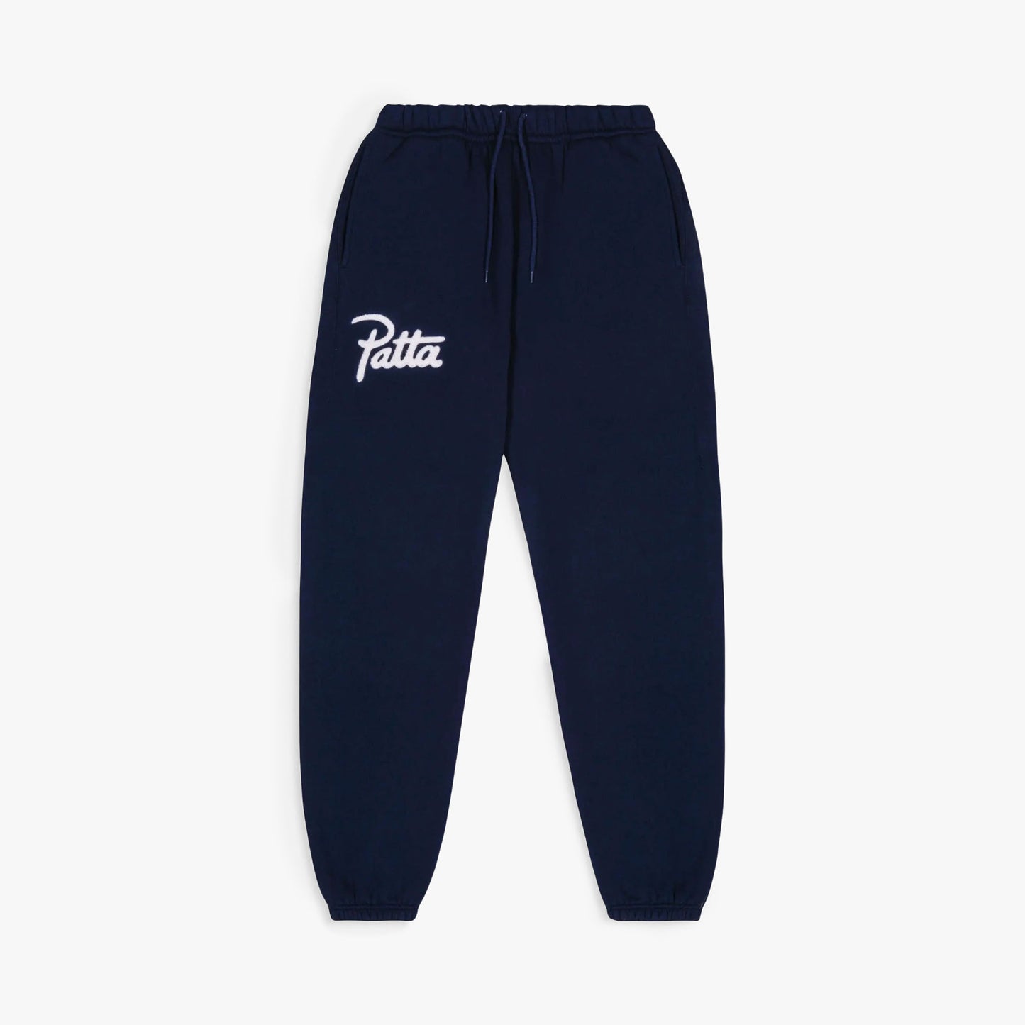 Patta Chenille Logo Jogging Pants / Navy