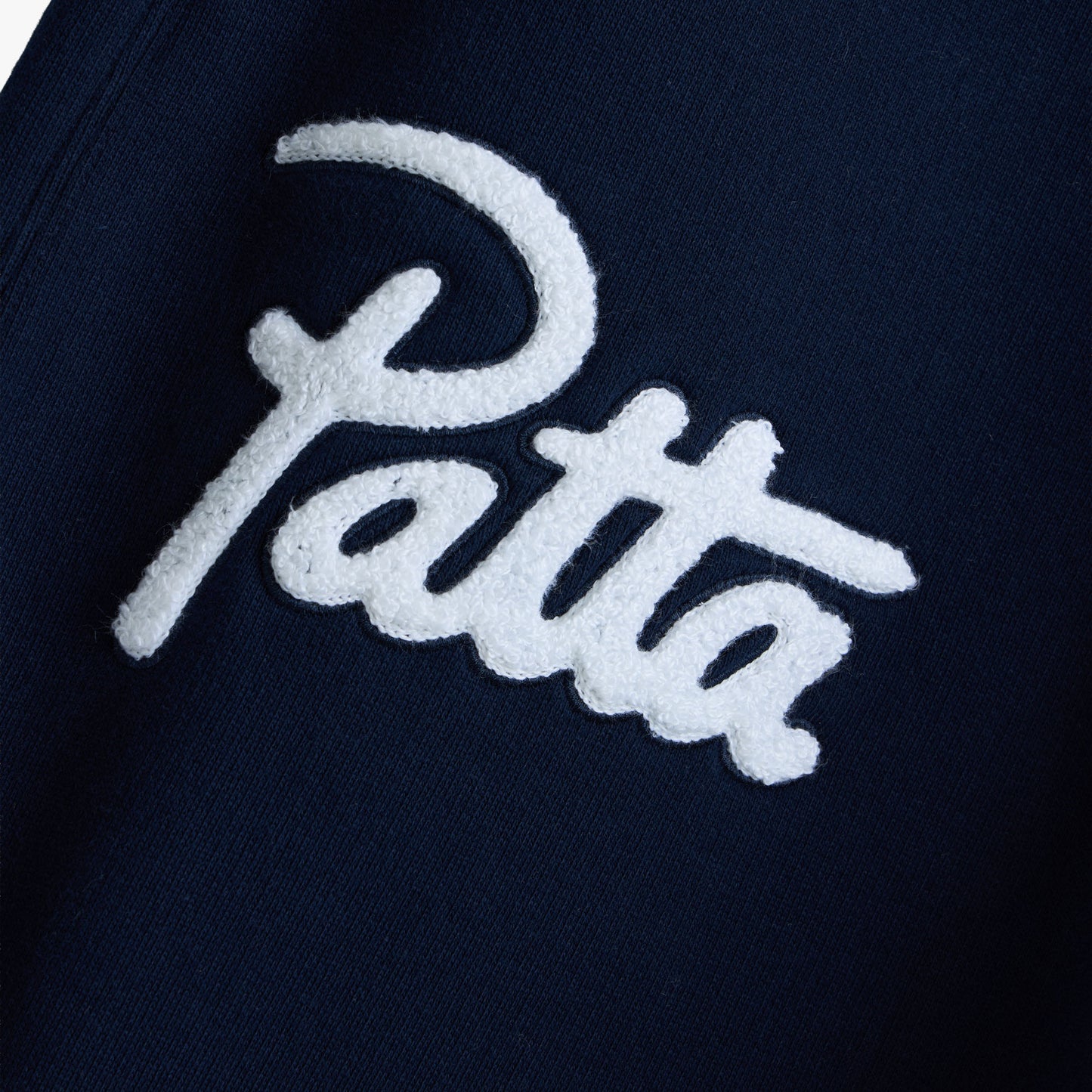 Patta Chenille Logo Jogging Pants / Navy