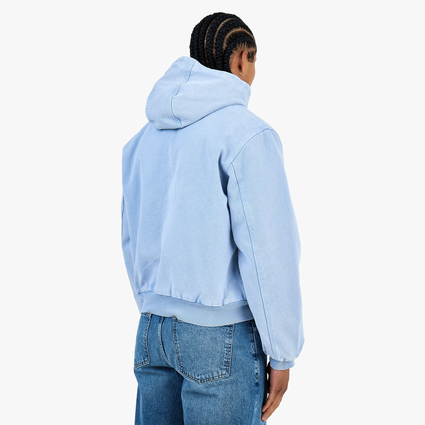 Patta Peace Canvas Hooded Jacket / Blue