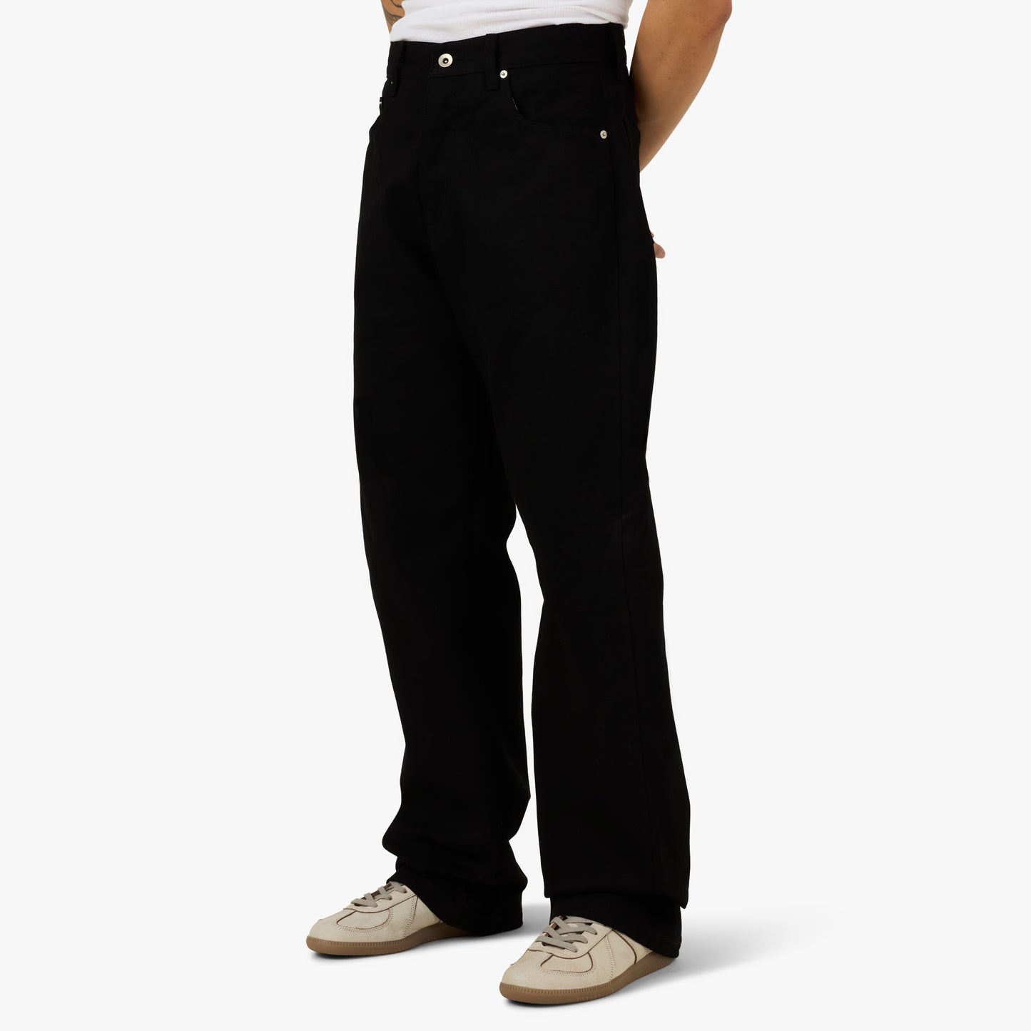 Jean moderne large 5 poches PlazaWorks noir