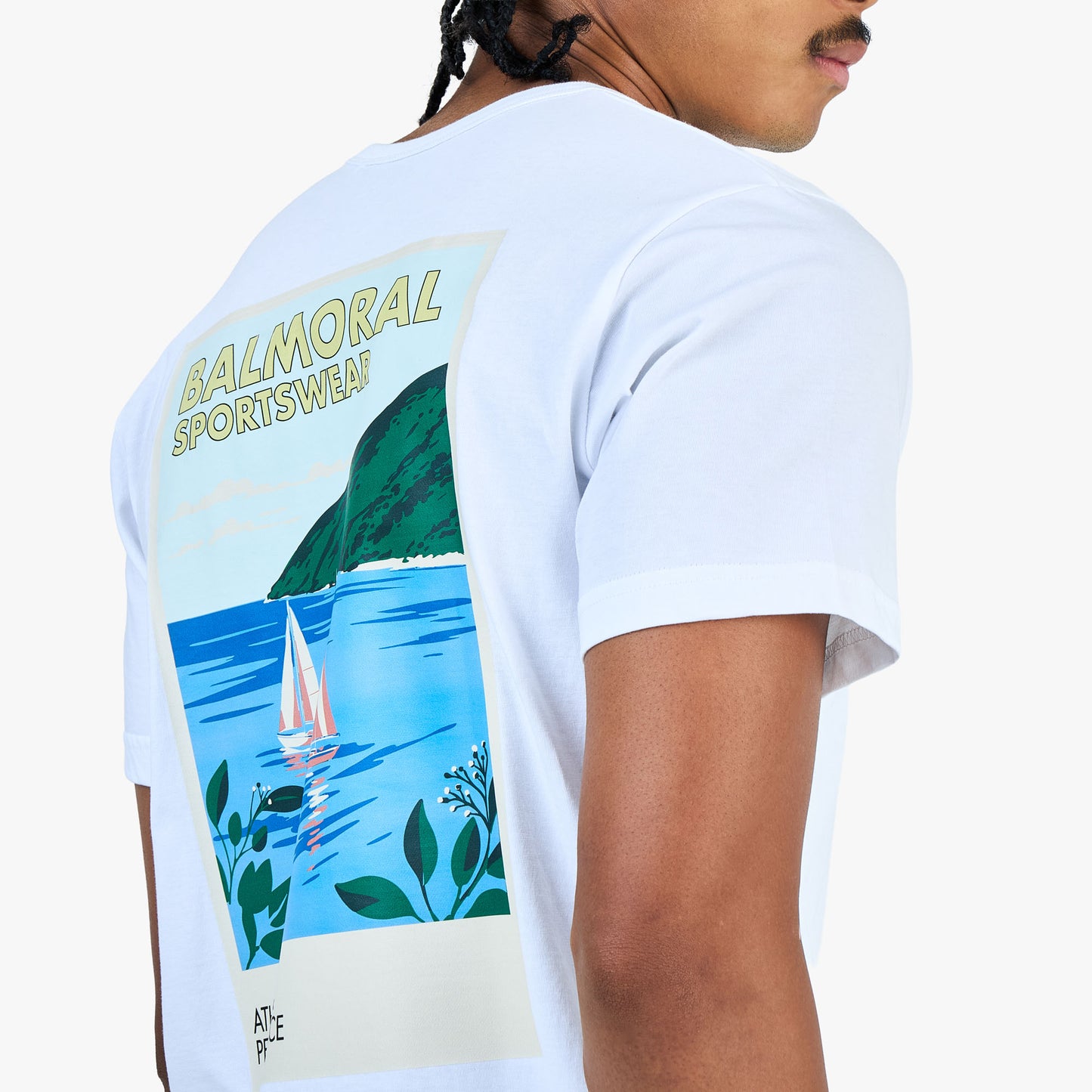 T-shirt Athleisure Balmoral / Blanc