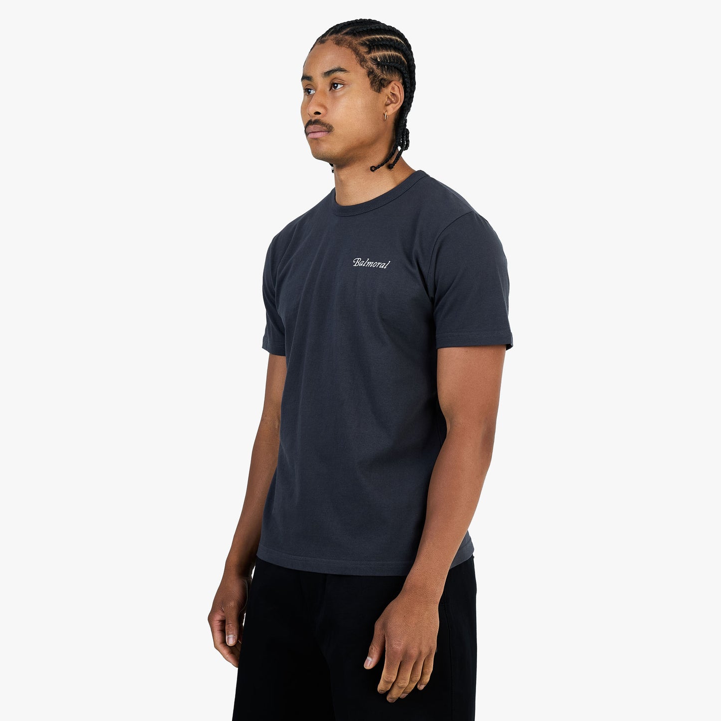 T-shirt Balmoral Marlowe / Noir délavé