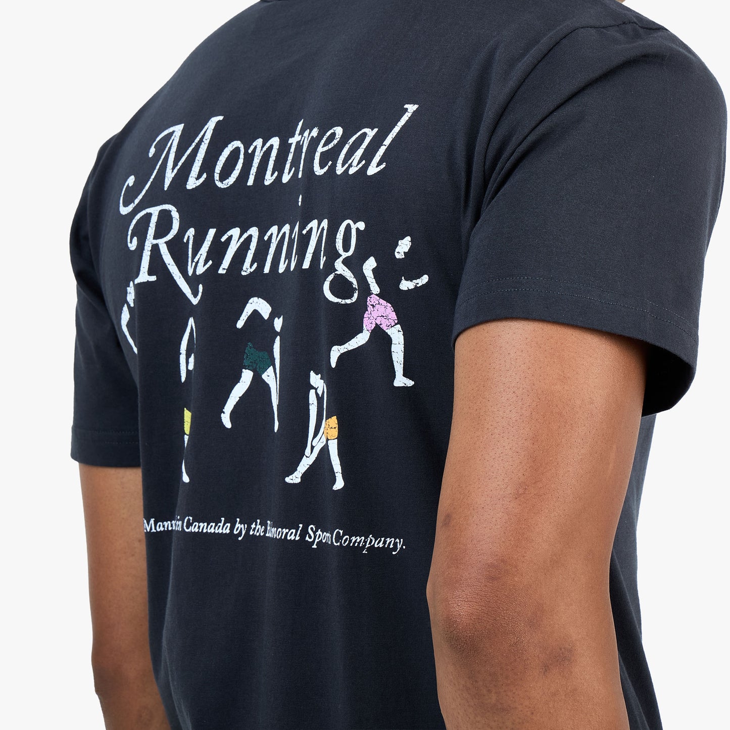 T-shirt Balmoral Marlowe / Noir délavé