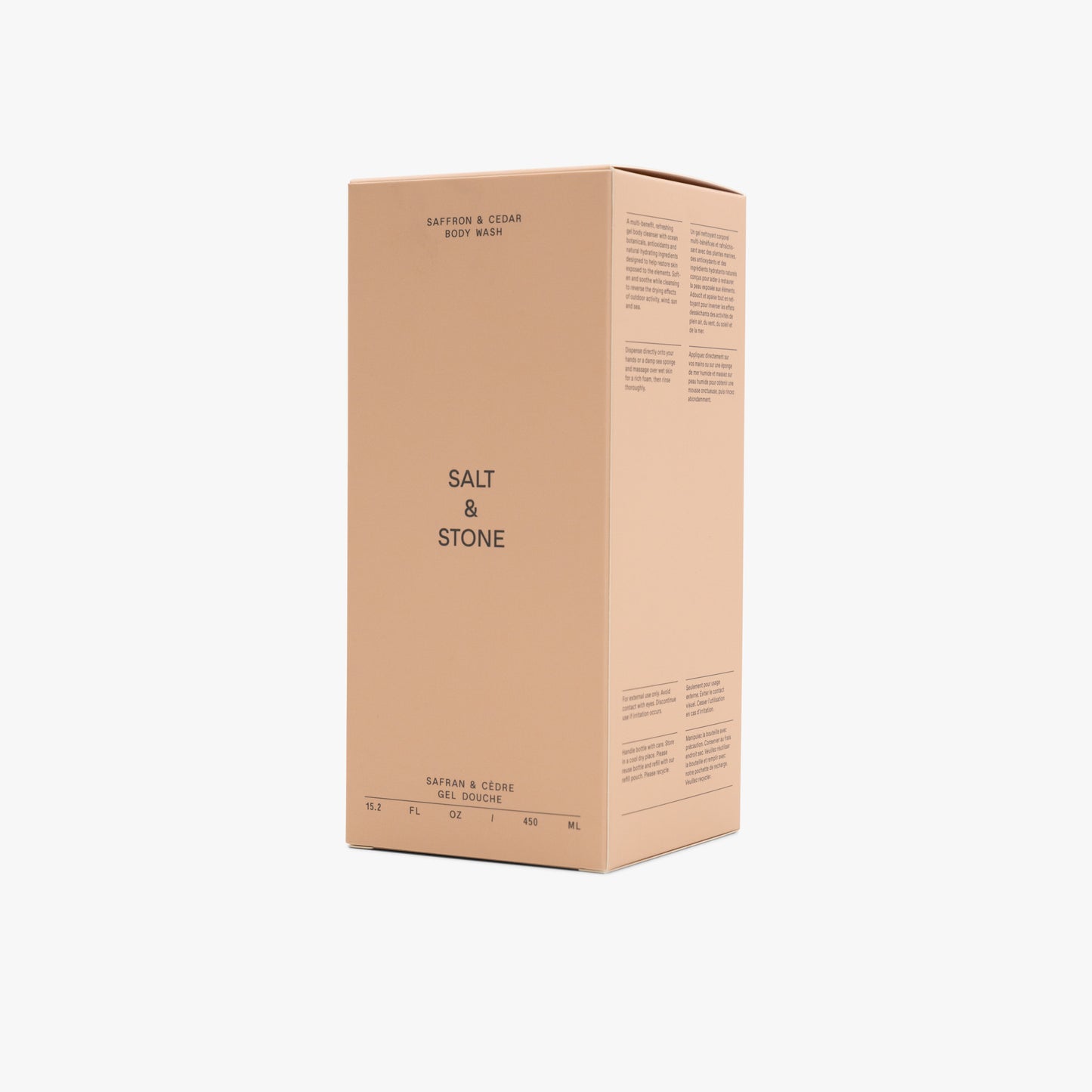 SALT & STONE Gel douche / Safran & Cèdre