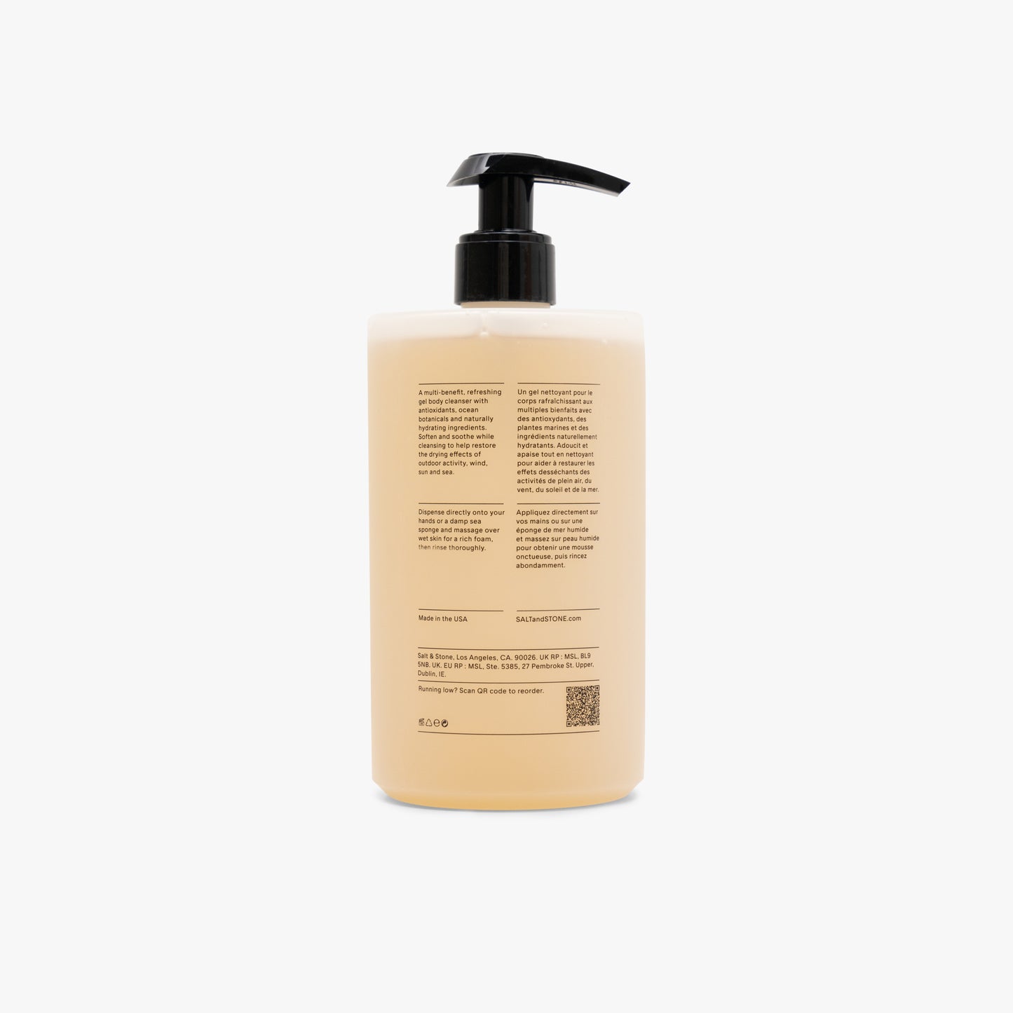 SALT & STONE Gel douche / Safran & Cèdre