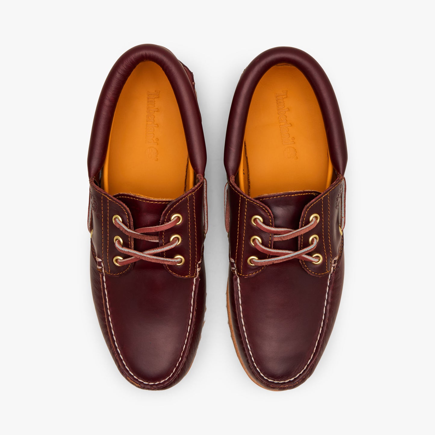 Timberland Authentic 3-Eye Boat Shoe / Burgundy Full Grain