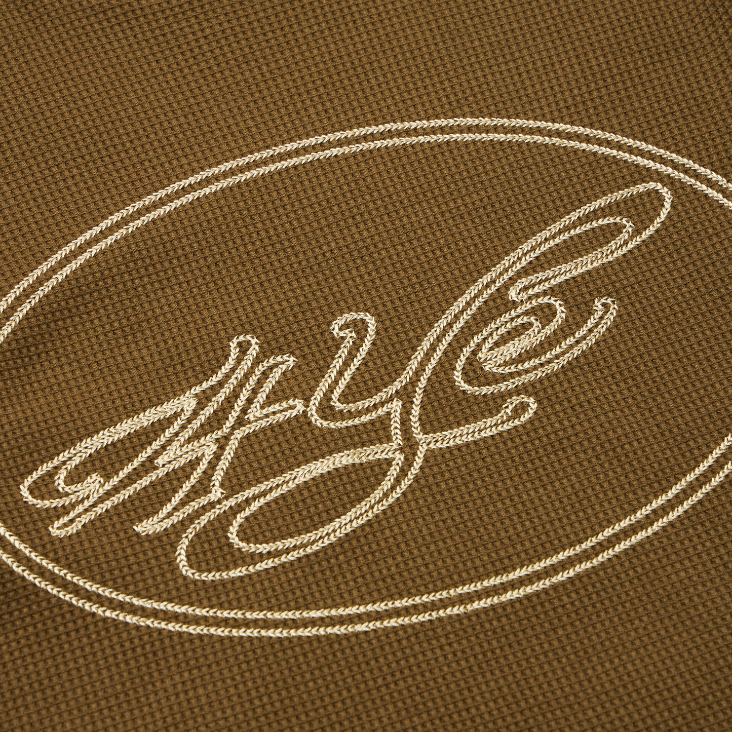 4YE Signature Waffle Top Brown / Cream
