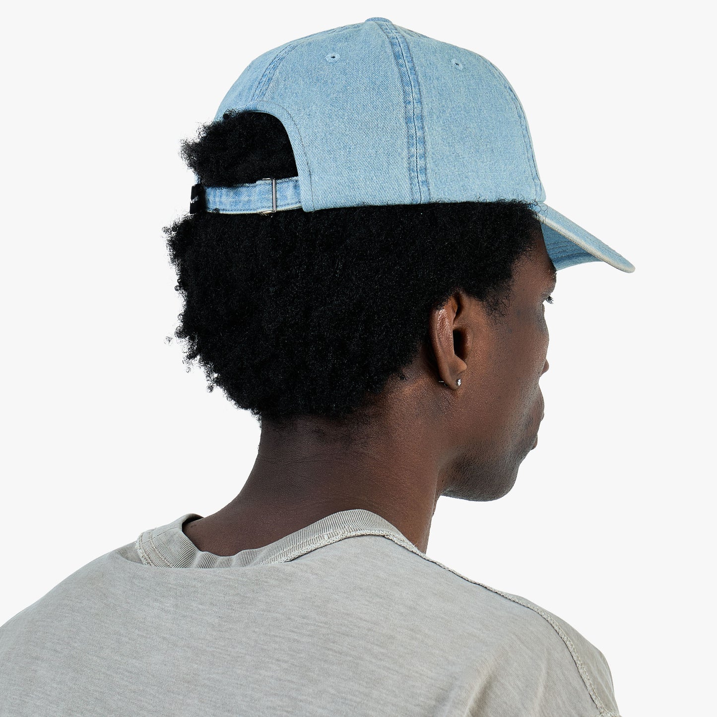 thisisneverthat Casquette en jean T-Logo / Bleu délavé