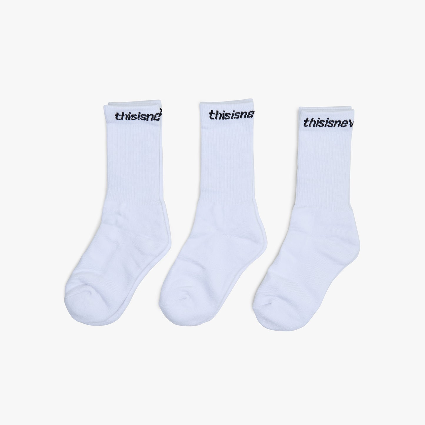 thisisneverthat SP-Logo Socks 3Pack / White
