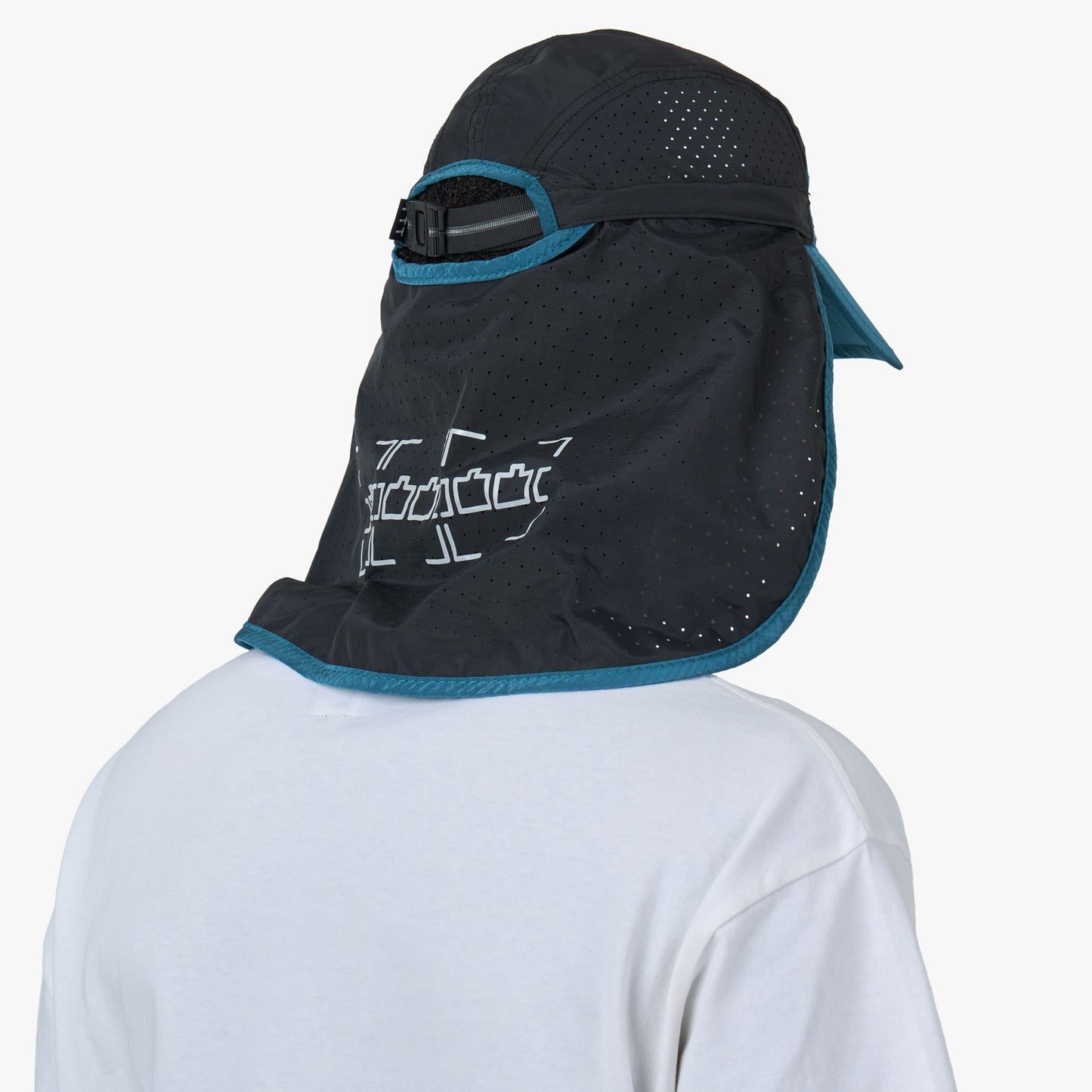 The Trilogy Tapes TTT Neck Cape Trail Cap Blue / Black