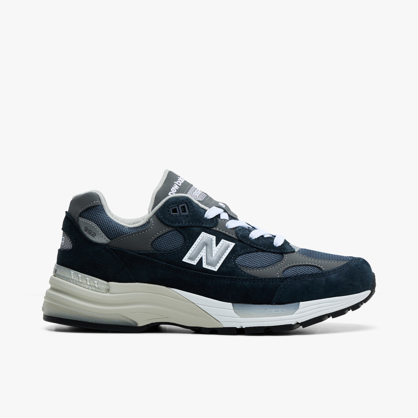 New Balance Fabriqué aux États-Unis 992 Marine / Blanc