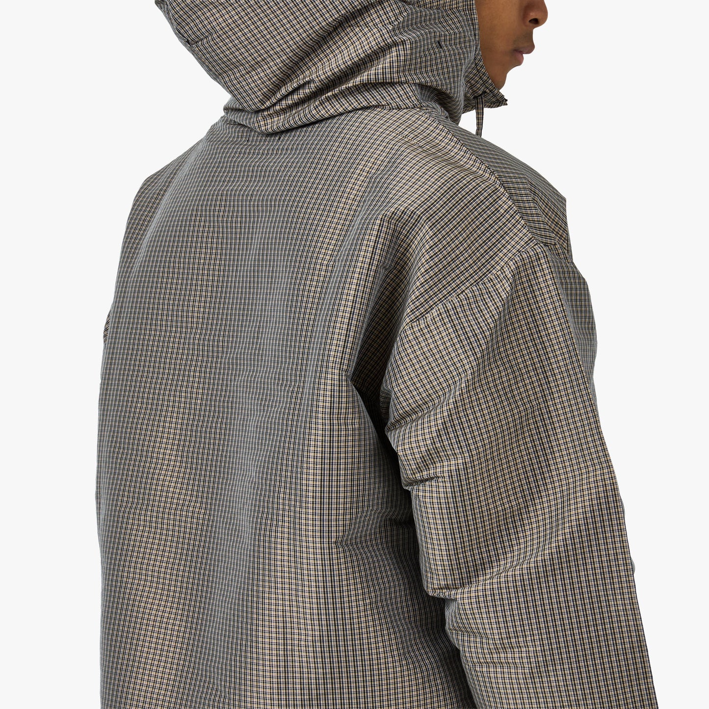 Umbro Checked Masked Anorak Beige / Black