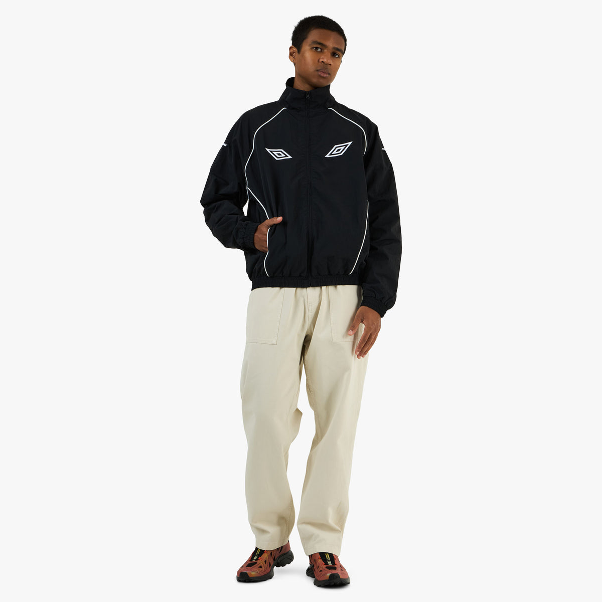 Umbro Eyes Tracksuit Carbon Black