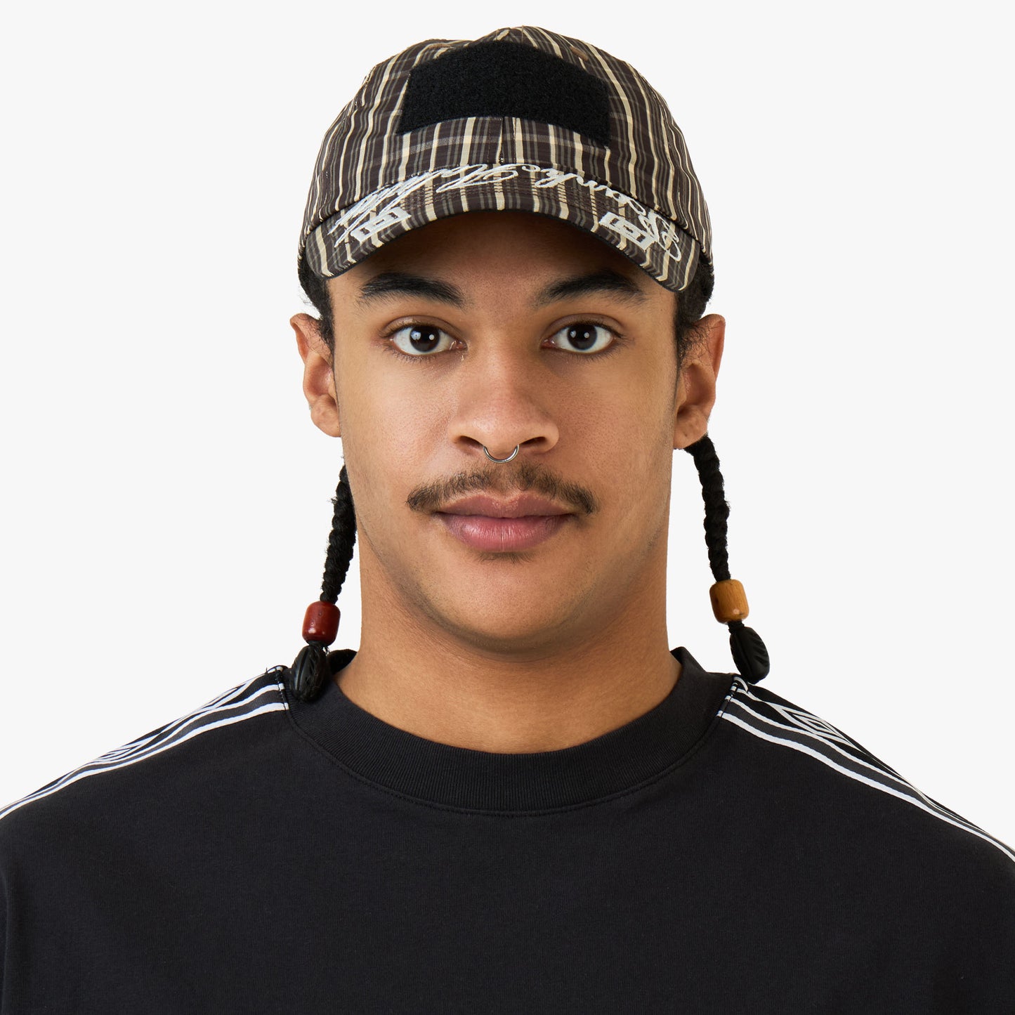 Casquette Umbro Check Hazard Beige / Marron foncé