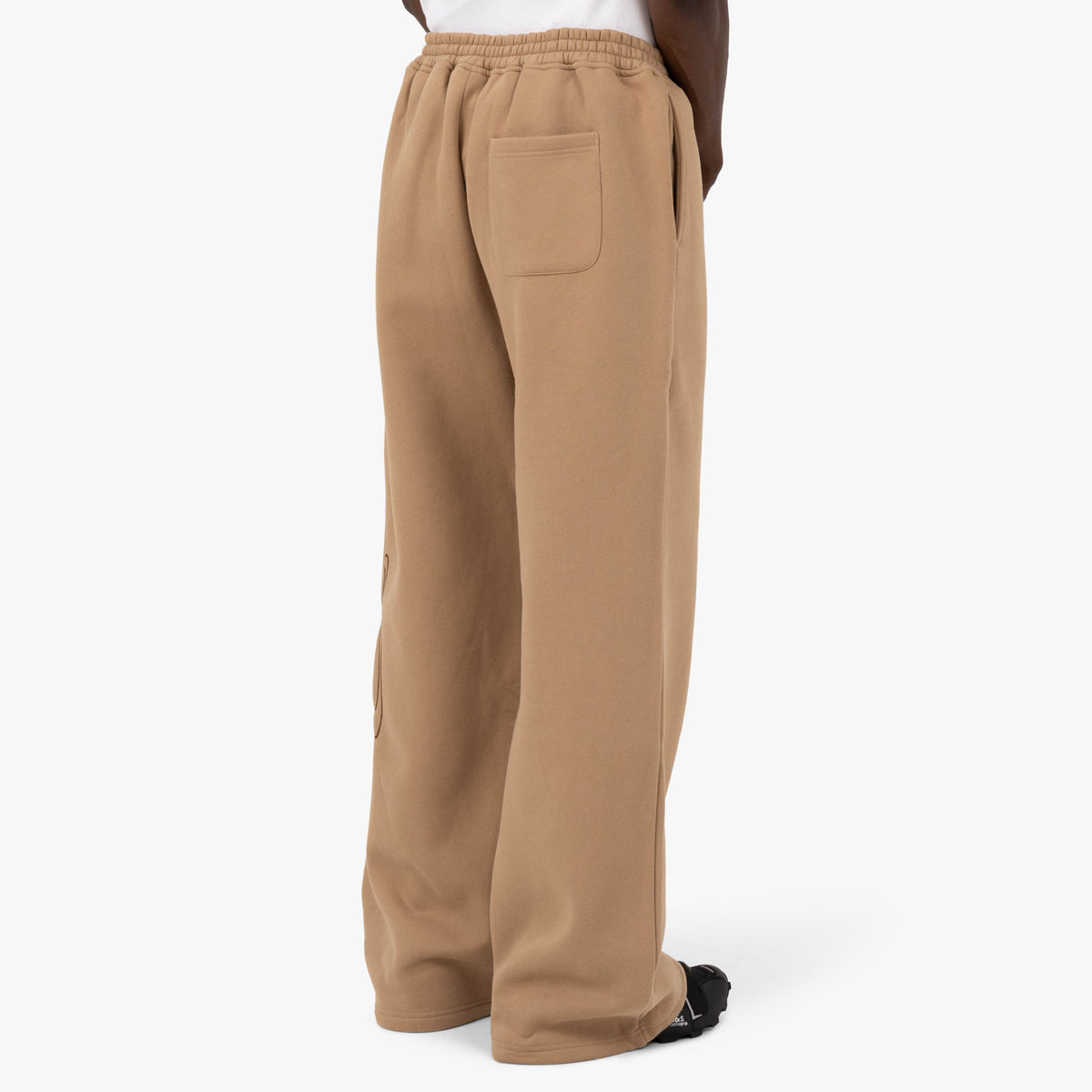 4YE Signature Pantalon à jambes larges Cacahuète / Brun