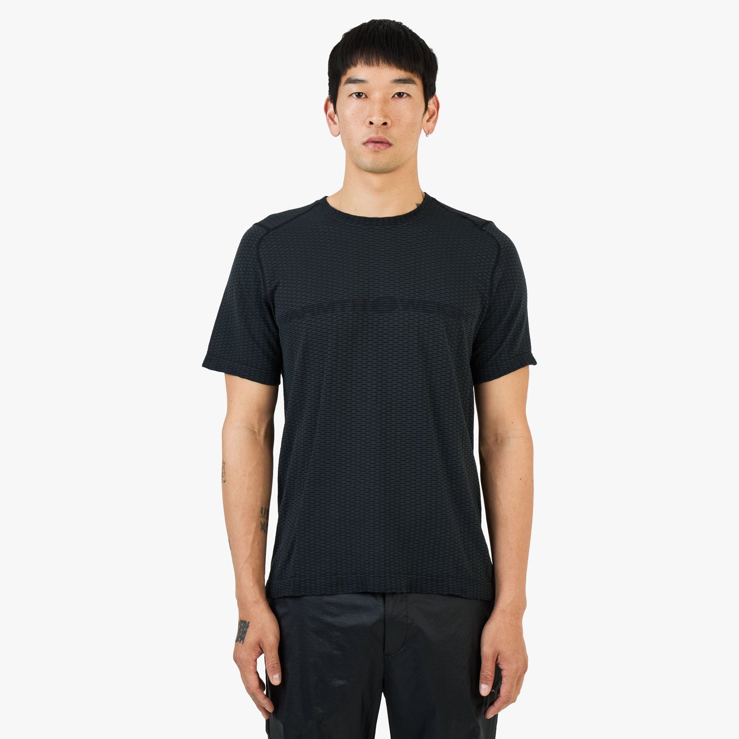 T-shirt léger sans couture ROA Hivee Dryarn / Noir