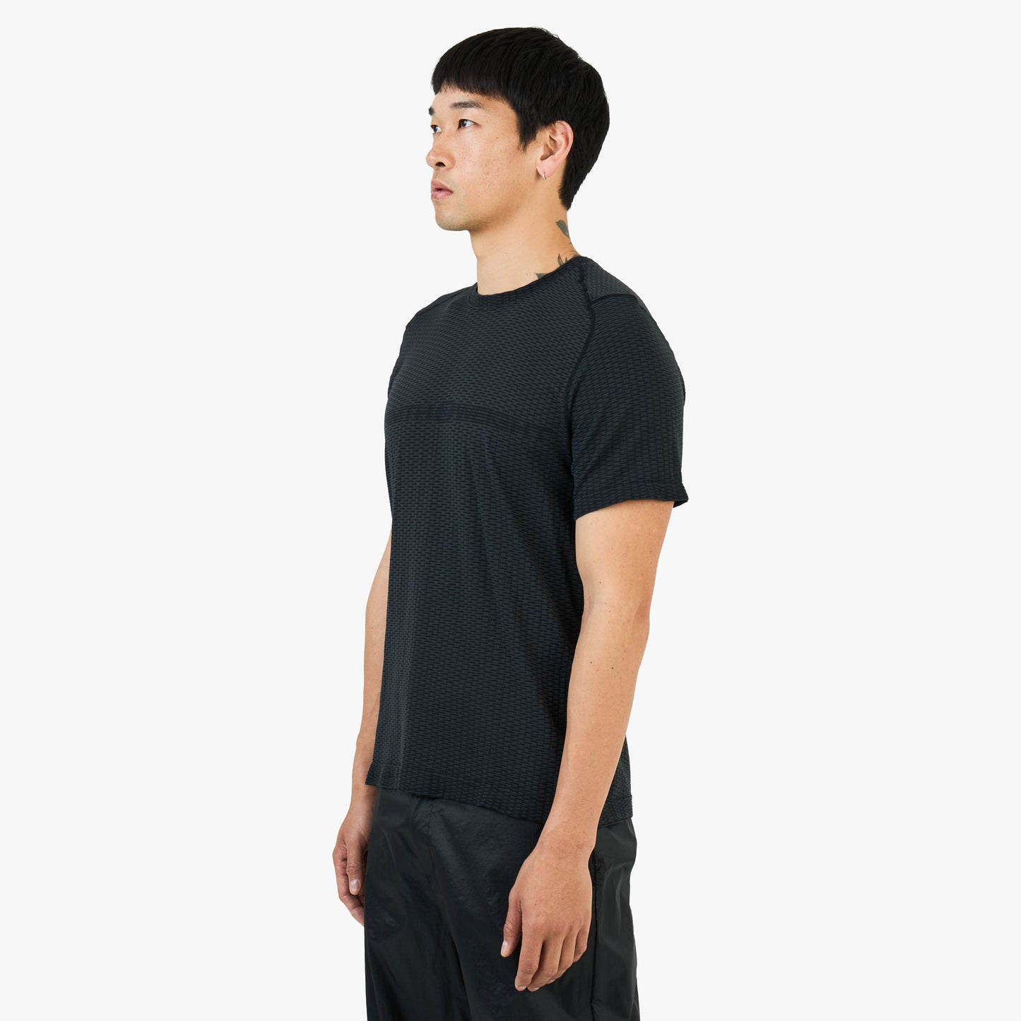 T-shirt léger sans couture ROA Hivee Dryarn / Noir