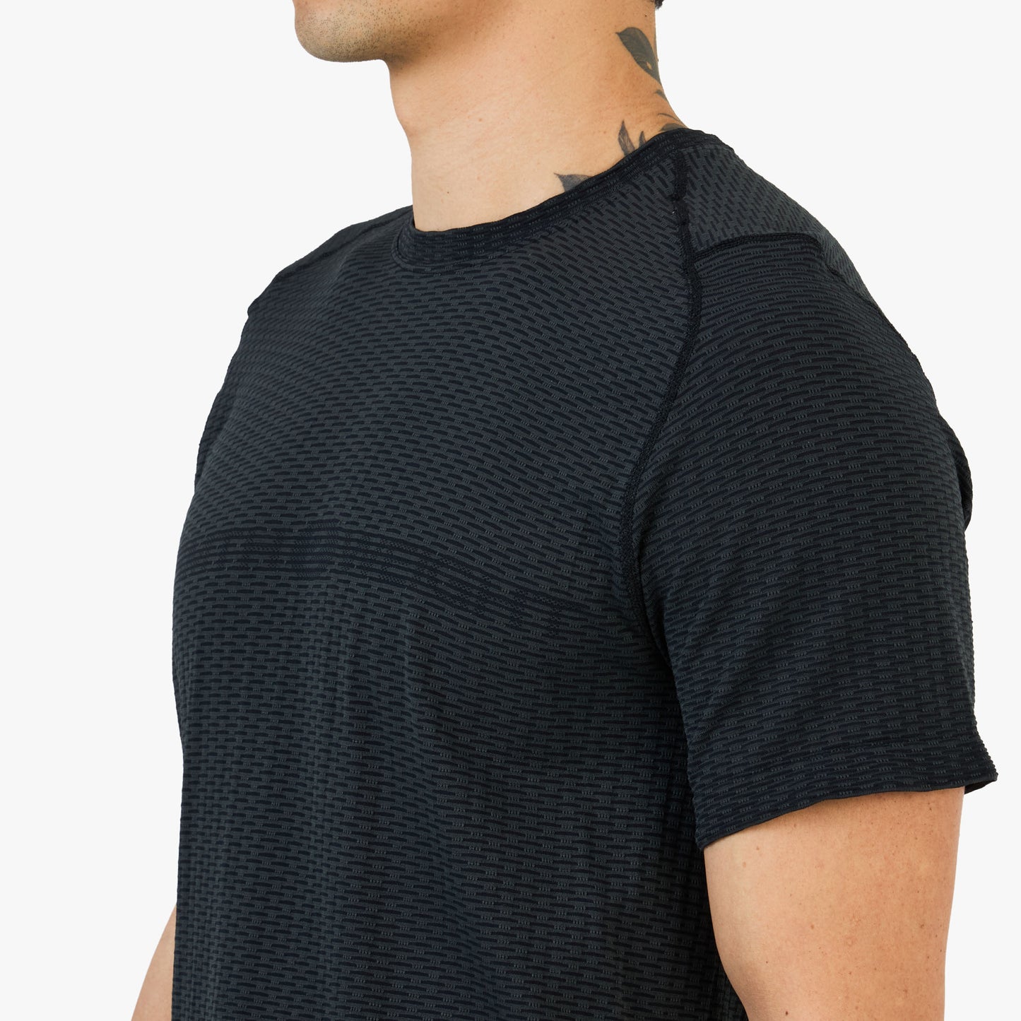 T-shirt léger sans couture ROA Hivee Dryarn / Noir