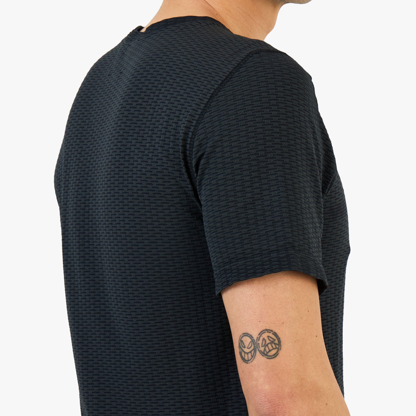 T-shirt léger sans couture ROA Hivee Dryarn / Noir