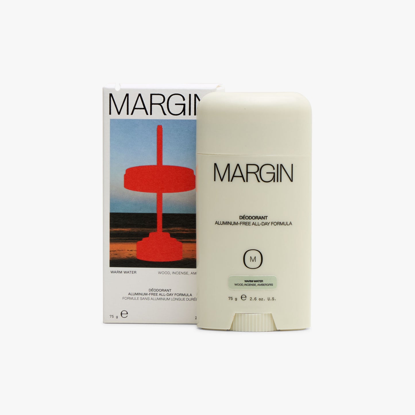 Margin Aluminium Free Clean Performance Deodorant Warm Water