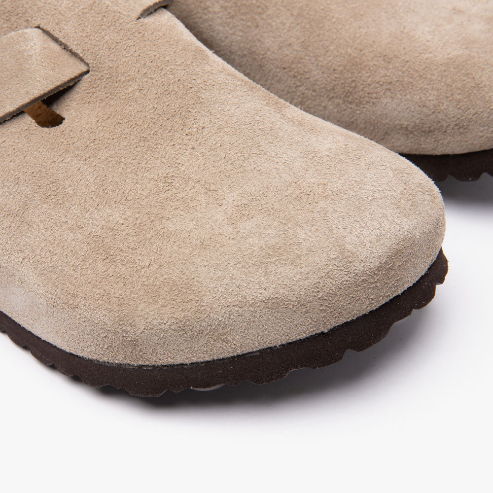 Birkenstock Boston Semelle Souple / Taupe