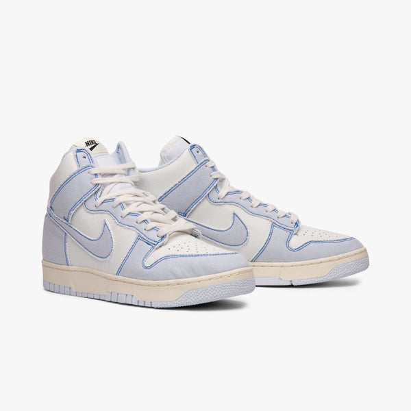 Nike Dunk High in Gray & Light Blue-White
