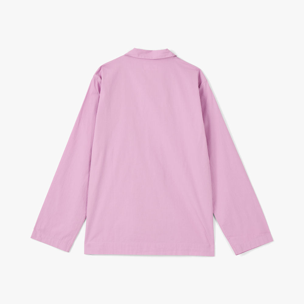 Tekla Popeline Chemise à manches longues / Rose Mauve