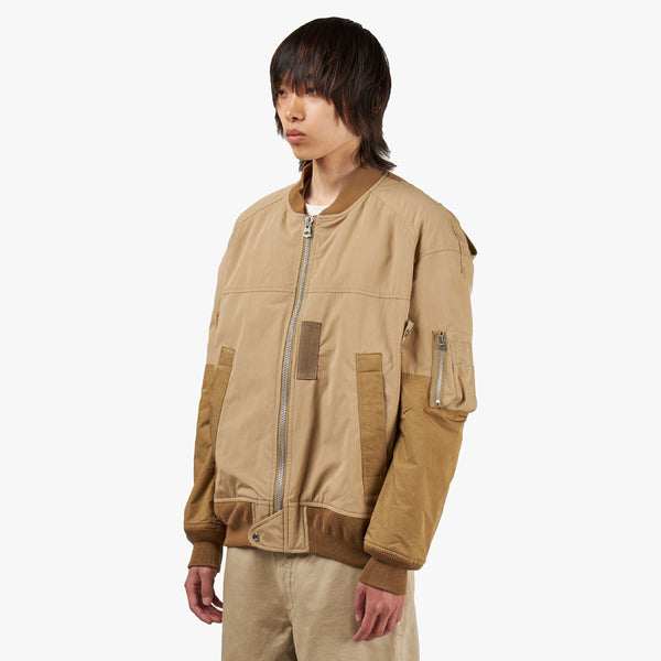 Junya Watanabe MAN Nylon Bomber Jacket / Beige – Livestock