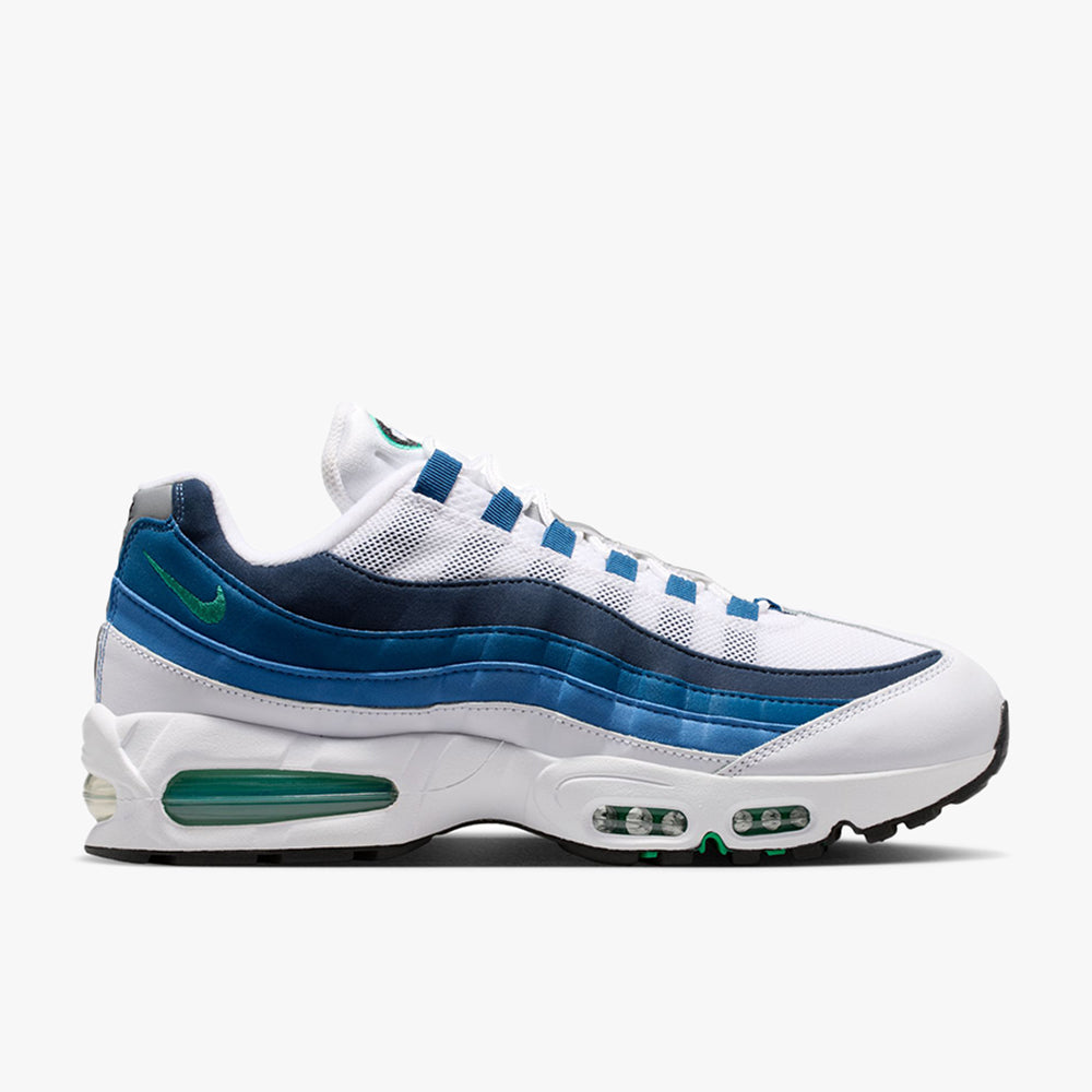 Nike Air Max 95 OG White / Emerald Green - Lake Blue