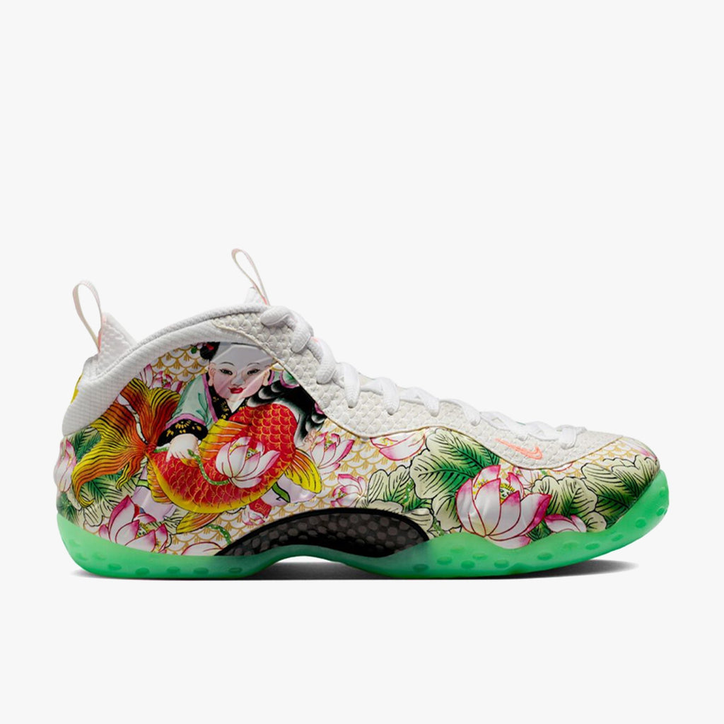 Nike Air Foamposite One Tianjin 2.0 White / Light Poison Green - Black