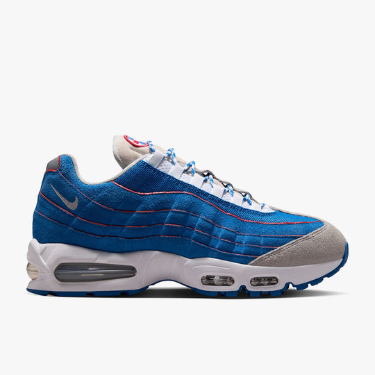 Nike Air Max 95 Big Bubble Blue Sapphire / Metallic Silver - White